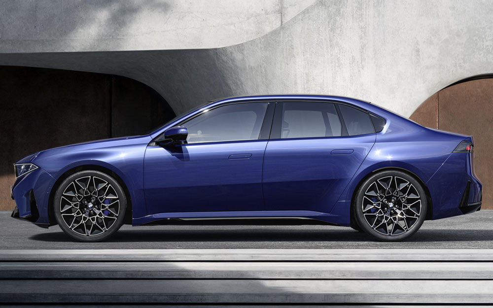 Laterale della BMW i3 Neue Klasse Laterale della BMW i3 Neue Klasse